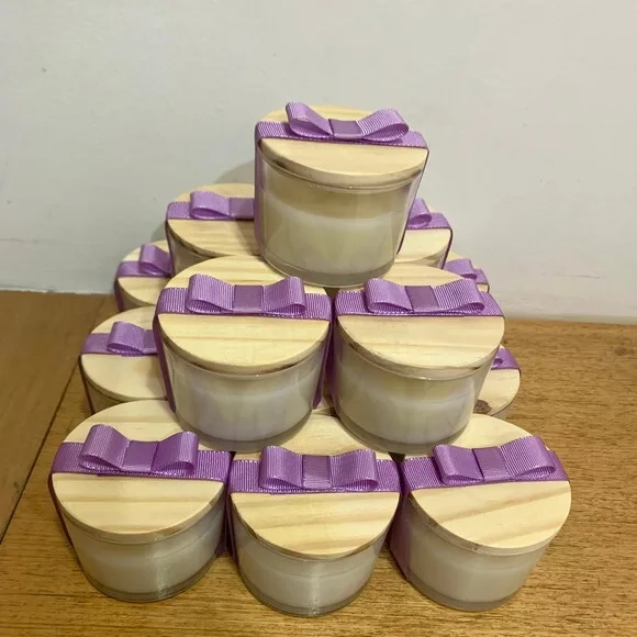 Lembrança Vela Vegetal Aromática Pote Vidro