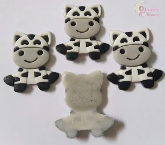 Aplique Zebra Emborracada - Pct C/7 Unid