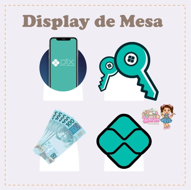 Kit Festa Só Um Bolinho FAZ UM PIX - Decoração de Festa
