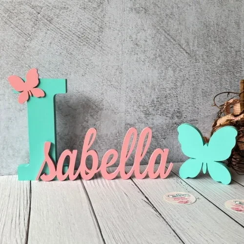 Jardim Encantado - Nomes Personalizados + Borboleta
