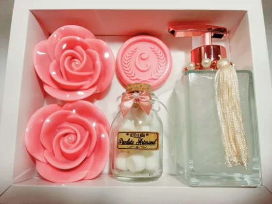 Presente Personalizado, Sabonete Líquido Luxo com Sabonetes