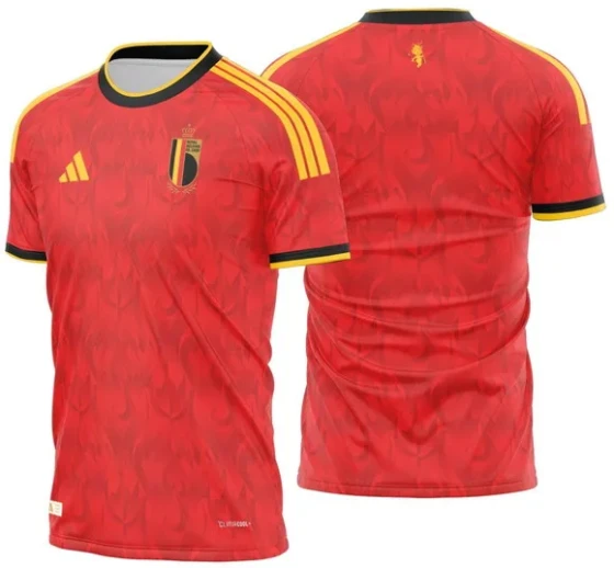 Arte Vetor Camisa Belgica Titular 2026