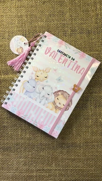 Caderneta de Saúde / Vacinação Personalizada - Safari Rosa