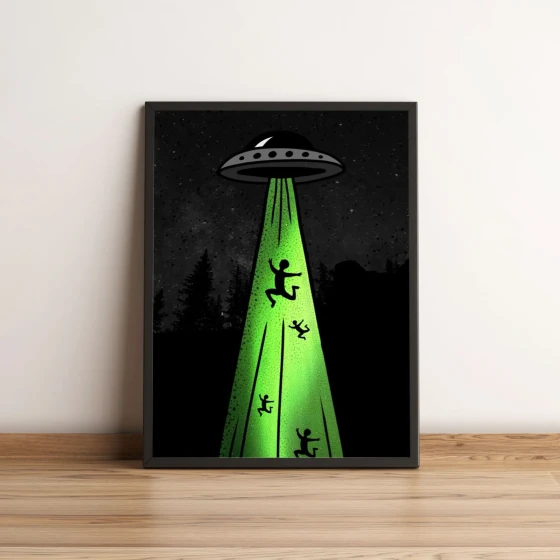Quadro Abdução Alienígena 126