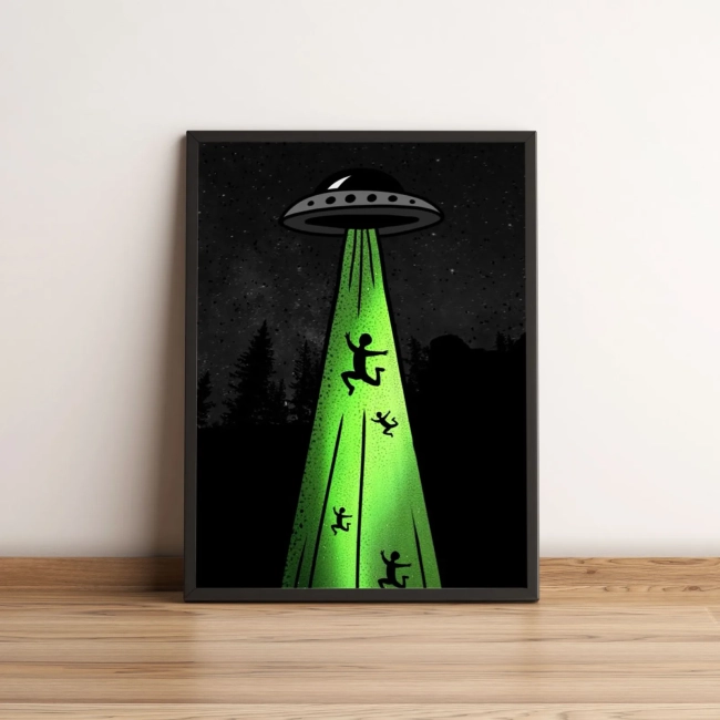 Quadro Abdução Alienígena 126