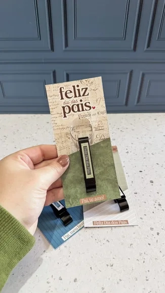Card com Abridor de Garrafa Dia dos Pais