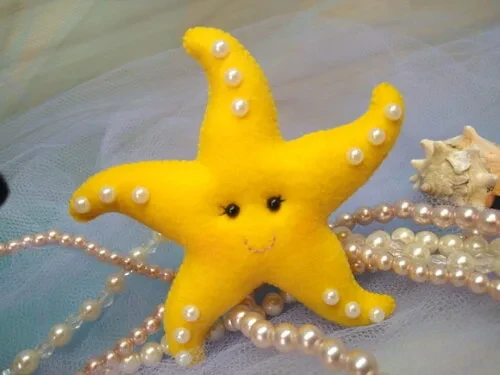 Estrela do Mar em Feltro