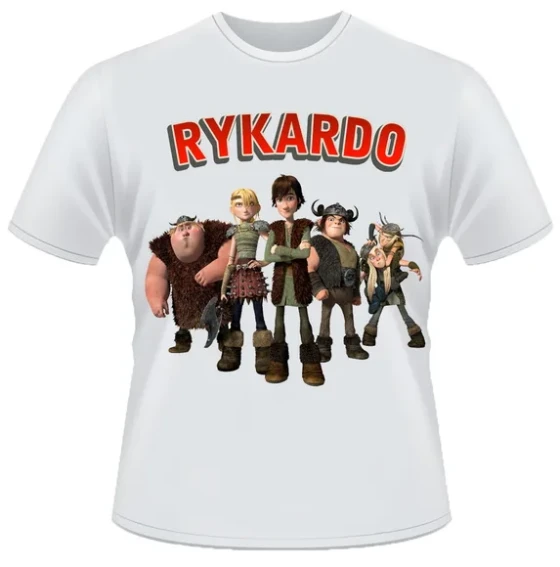 camiseta como treinar seu dragão