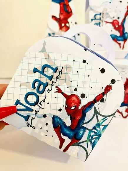 Kit 60 Lembrancinhas Homem Aranha