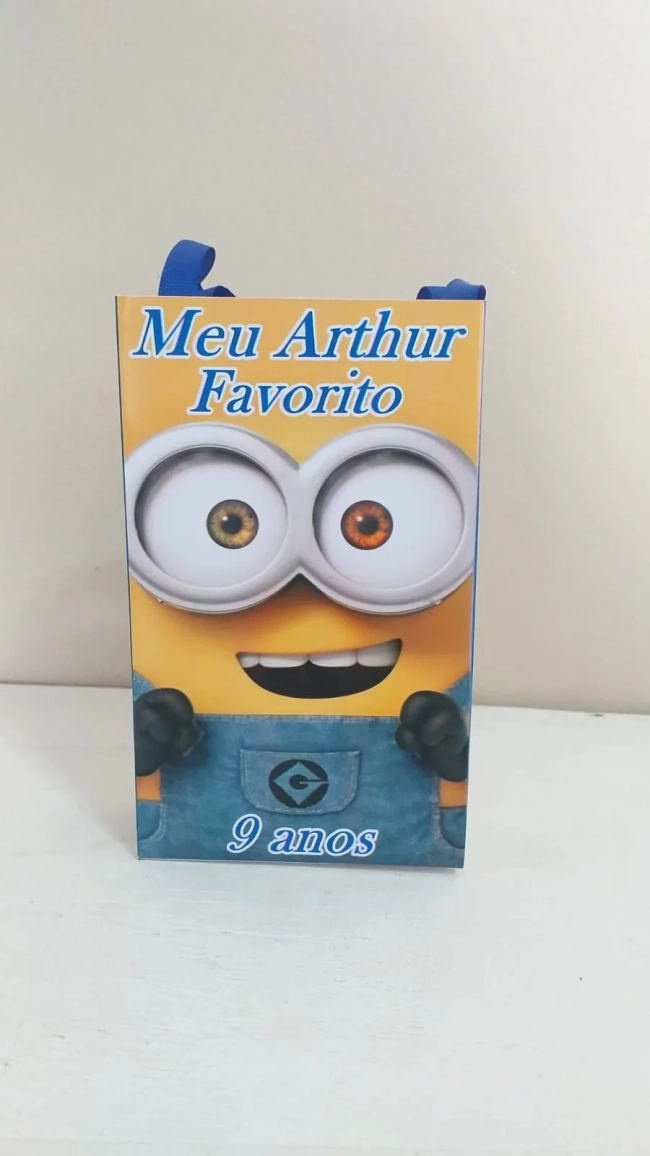 Sacolinhas Personalizadas Minions para Lembrancinhas