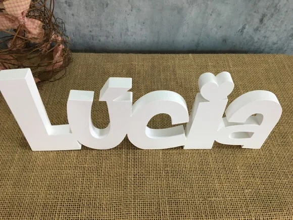 Letras de MDF -Nomes Linha CH