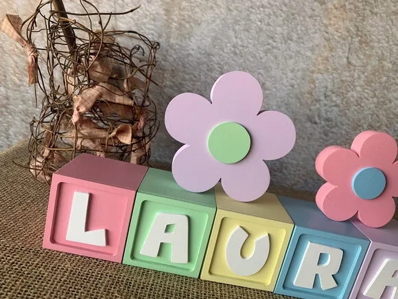 Candy Colors - Cubos 6x6cm Ts +flores