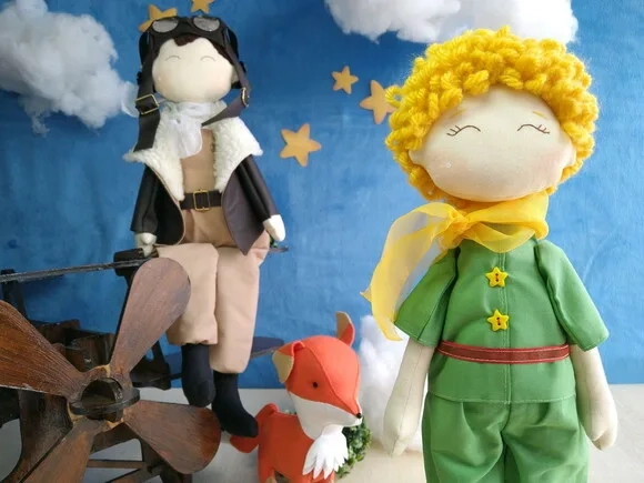 Aviador Pequeno Príncipe Boneco - 60 cm