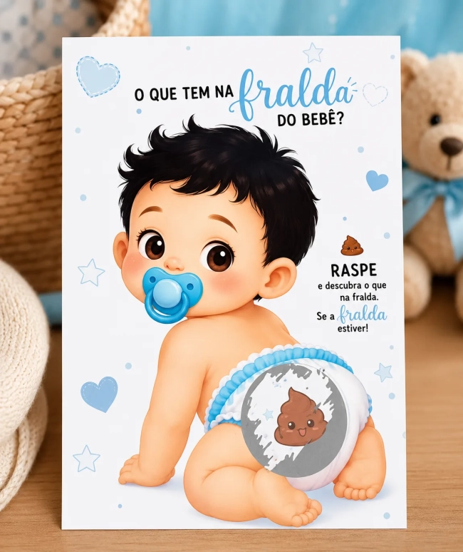 Raspadinha para Chá de Bebê