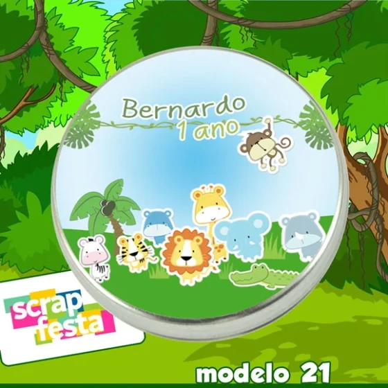 Latinhas 5x1 Festa Safari