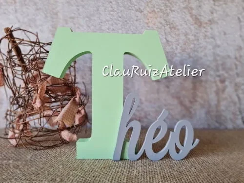 Letras de mdf -nomes 18cm