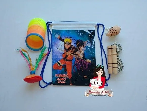 Mochila Boa Infância Tema Naruto
