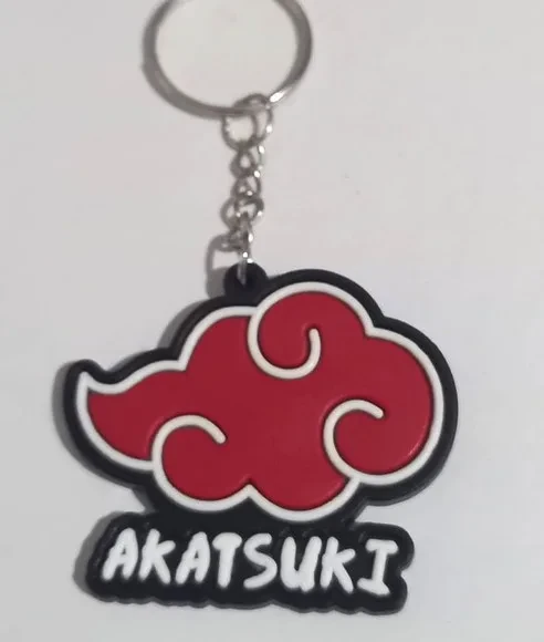 Chaveiro Akatsuki Emborrachado - 4 Peças