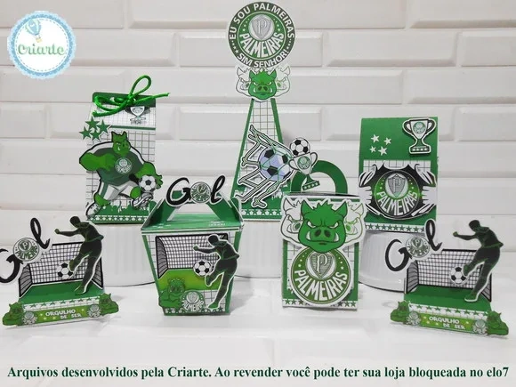 Kit 60 Lembrancinhas Palmeiras