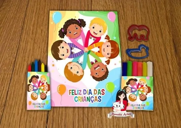 Kit Passatempo Personalizado Dia das Crianças 2025