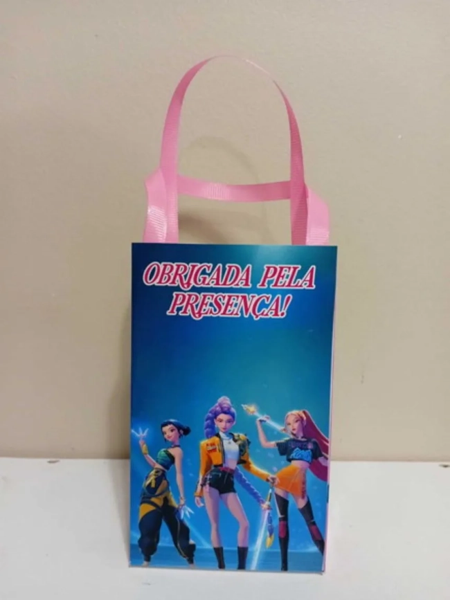 Sacolinhas Personalizadas Guerreiras para Lembrancinhas