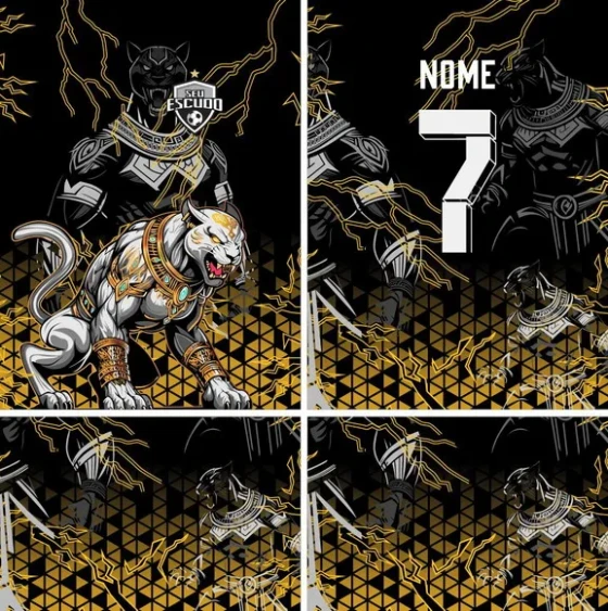 Arte Vetor Camisa Interclasse Pantera Mod-862