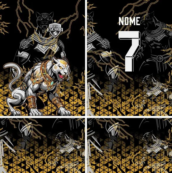 Arte Vetor Camisa Interclasse Pantera Mod-862