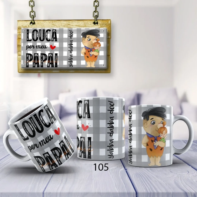 Caneca de Porcelana  Personalizada dia dos Pais-Presente Exlusivo
