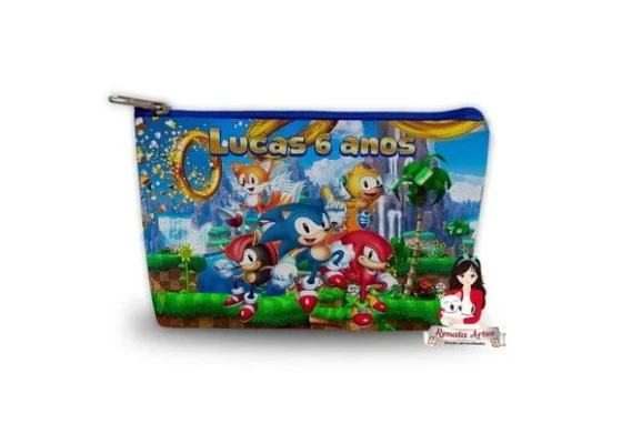 Necessaire Personalizada Sonic