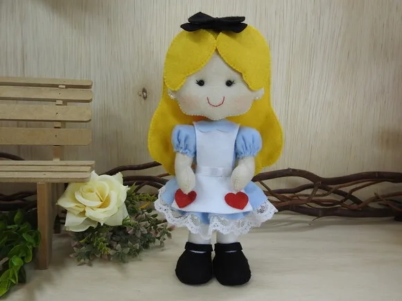 Alice no País das Maravilhas em Feltro