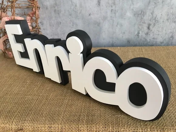 Letras Decorativas Nomes Sobreposição