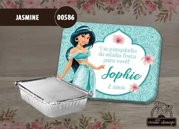 Adesivo Marmitinha Jasmine - 00586