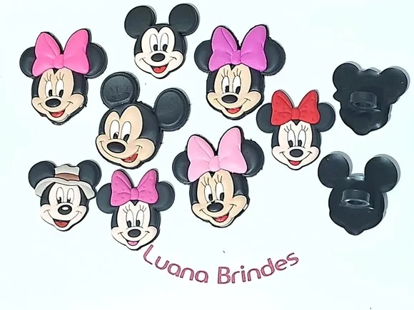 Ponteira P/lápis Mickey e Minnie Pacote com 8 Unidades