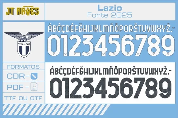 Fonte Lazio 2025 2026 R$12,00