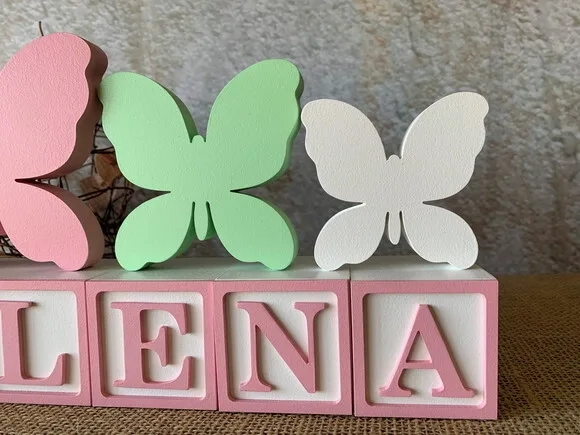 Candy Colors - Cubos 6x6cm Ts+ Trio de Borboleta