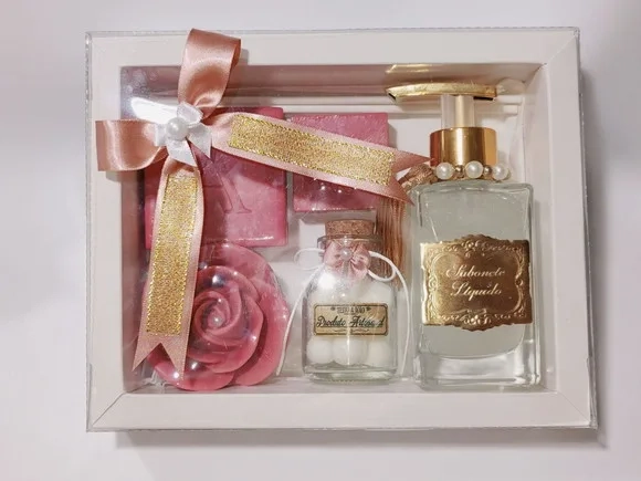 Presente Personalizado, Sabonete Líquido Luxo com Sabonetes