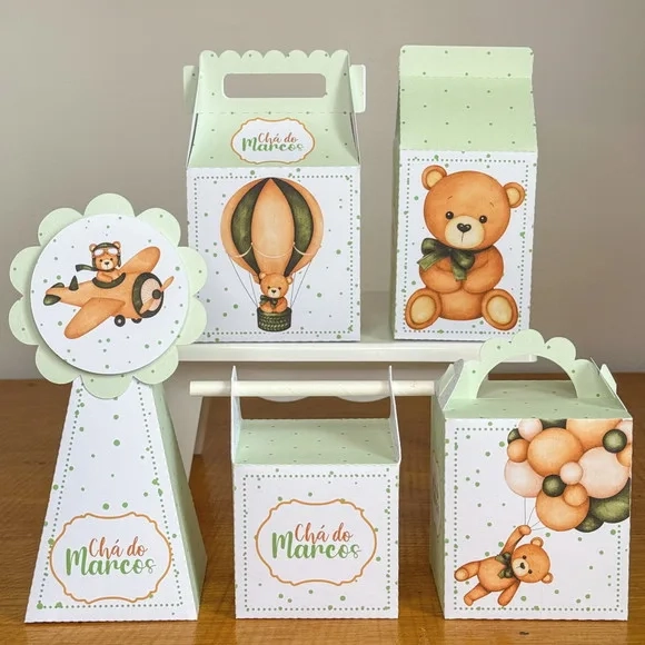 Kit 30 Lembrancinhas Chá Revelação