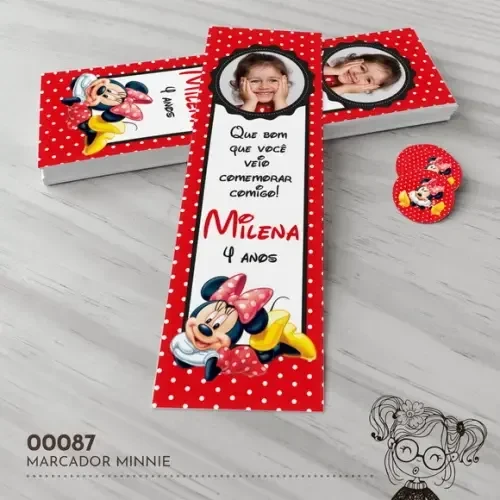 Marcador de Livro Minnie - 00087