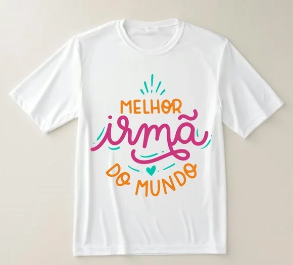 Camiseta Melhor Irmã do Mundo