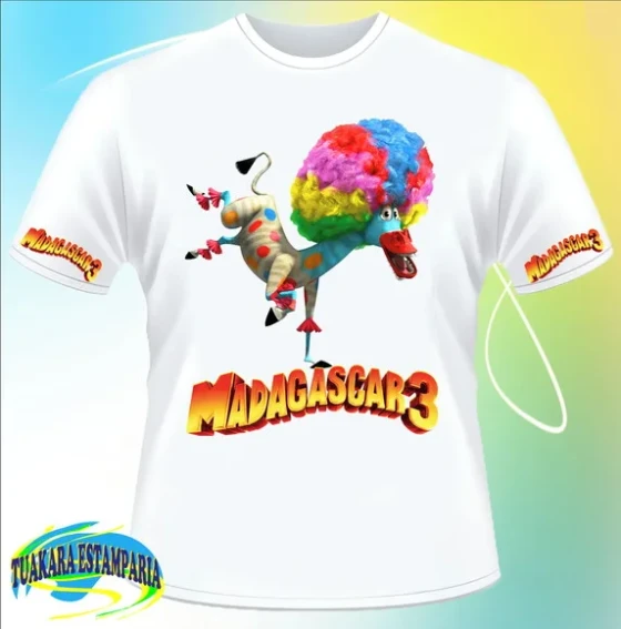 Camiseta Madagascar 3 - Marty