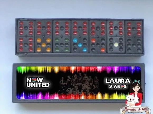 Dominó Personalizado Now United