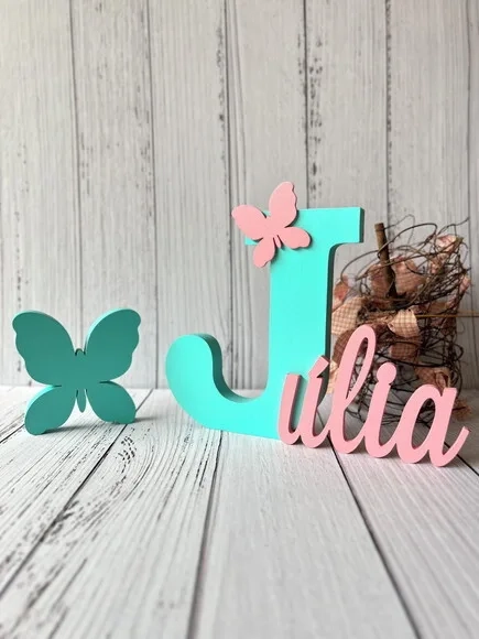 Jardim Encantado - Nomes Personalizados + Borboleta