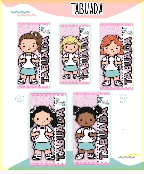 Chaveiro Tabuada Personalizada