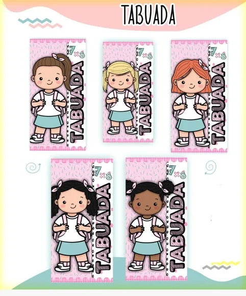 Chaveiro Tabuada Personalizada