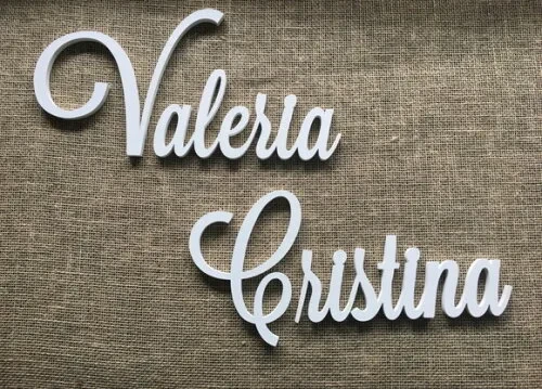 Letras Decorativas Nome De Parede