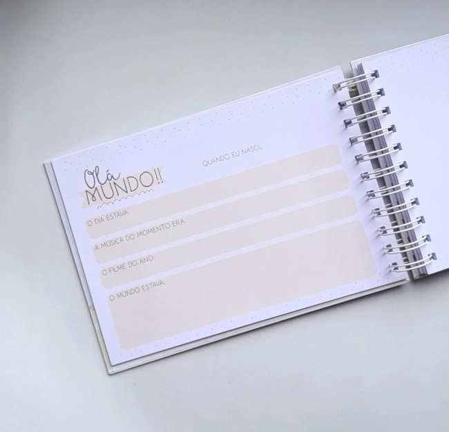 Livro do Bebê A5 Personalizado - Escolha a Capa