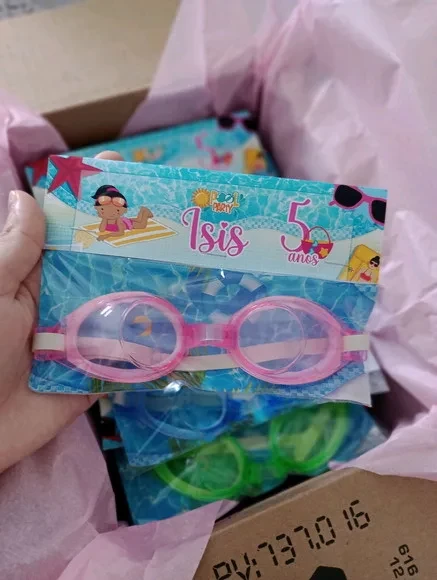 Lembrancinha Óculos Natação Festa Pool Party Personalizada