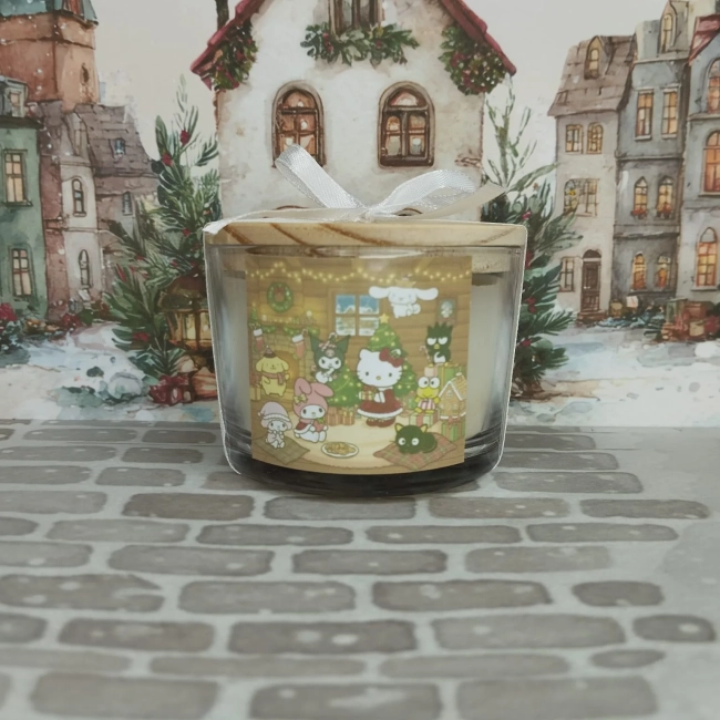 Vela Aromática no Copo Personalizada Natal 2 - Trabalhamos com outros temas - Informar  tema no chat