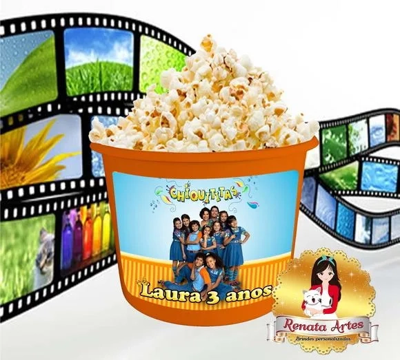 Balde de pipoca CHIQUITITAS
