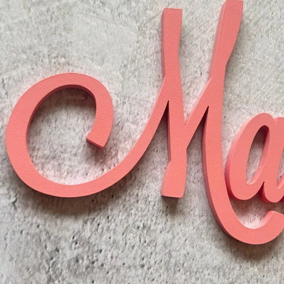 Nome de Parede em mdf - Decoração Bebê e Infantil